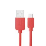 Micro USB Kabel 1M - HAWEEL (Rød)